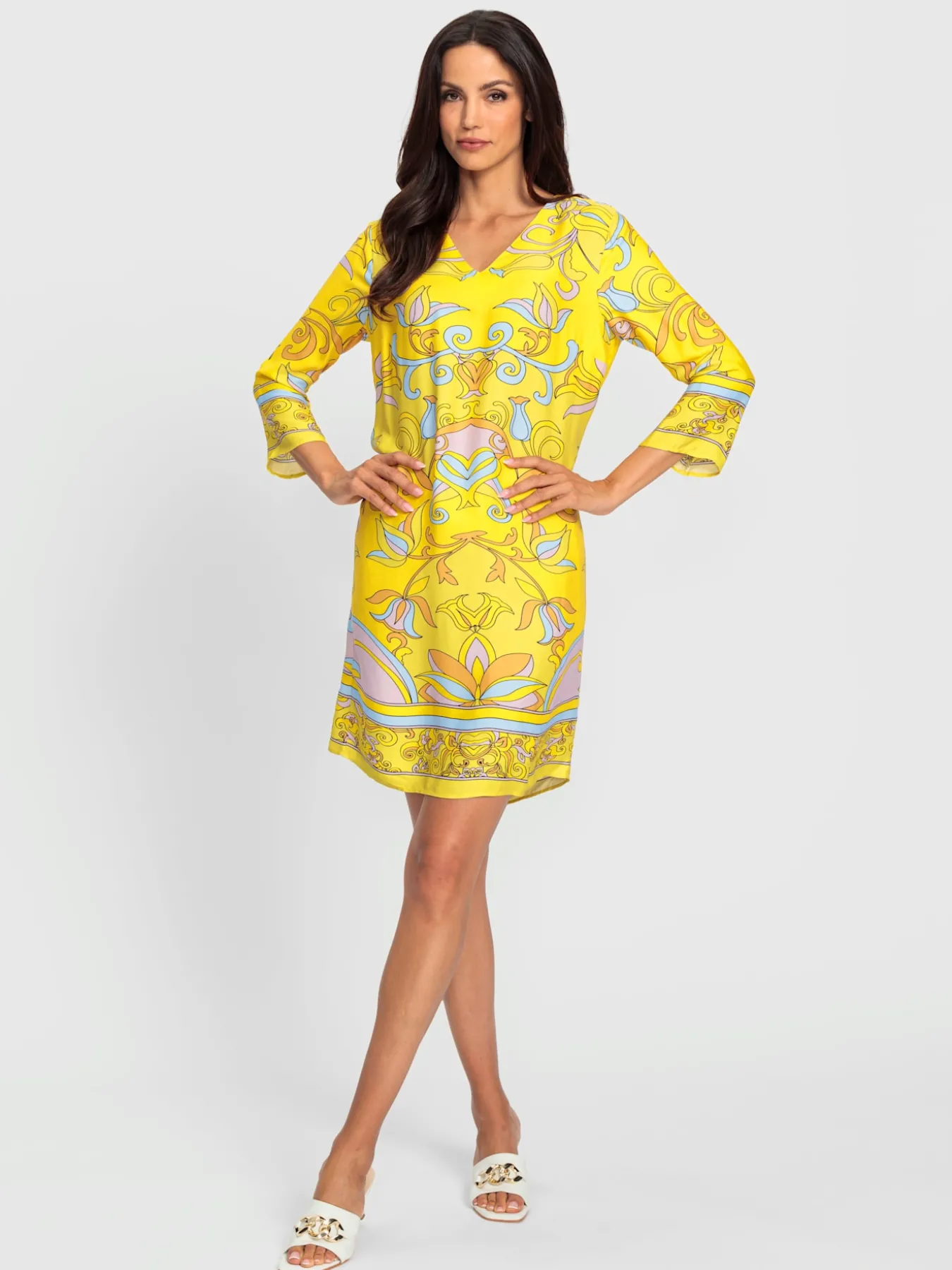 Robe imprimée qualité tissée