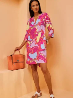 Robe imprimée qualité tissée