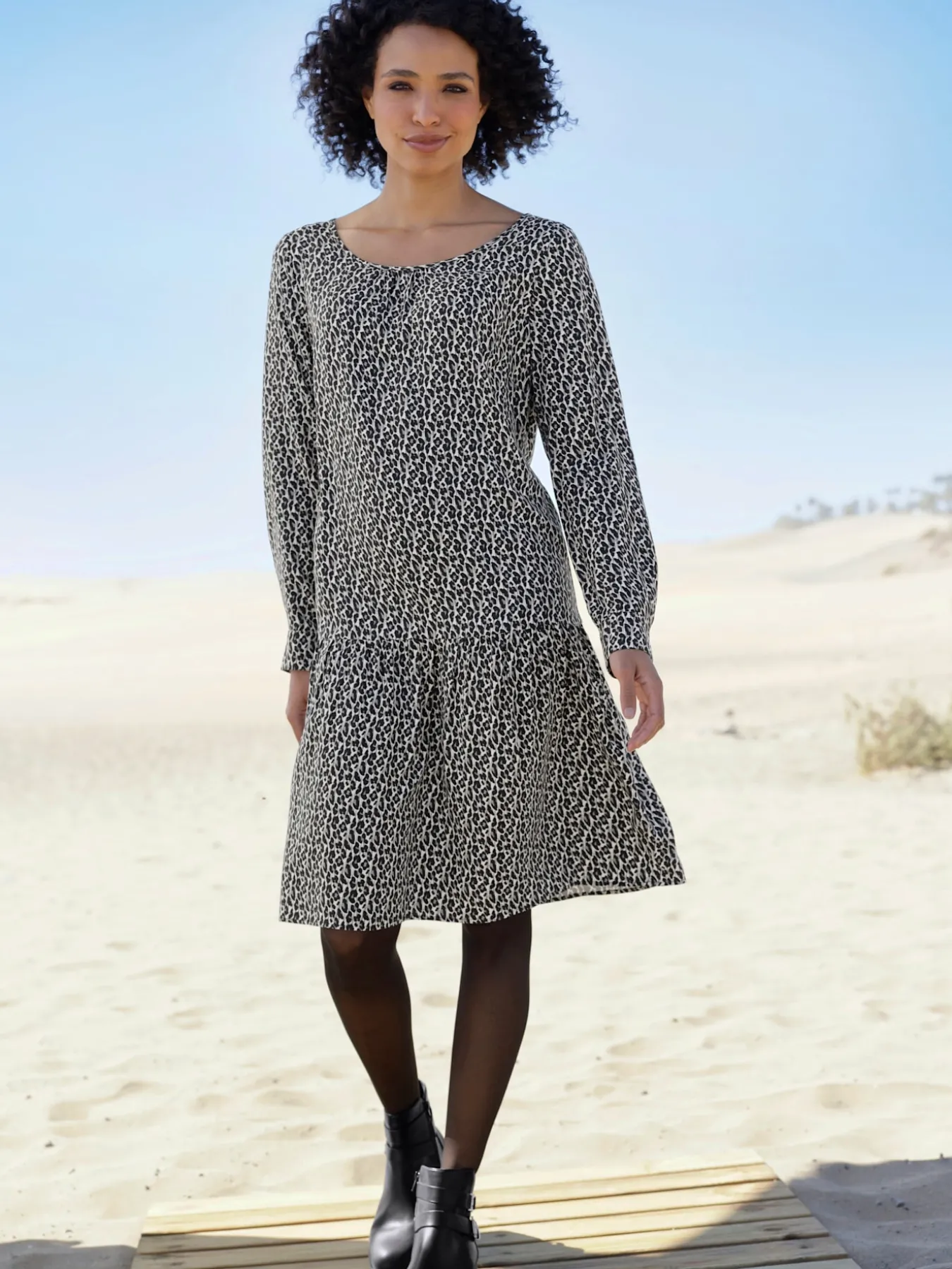 Robe imprimée qualité tissée