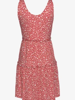 Robe imprimée robe en jersey courte à bretelles larges