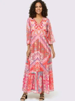 Robe imprimée superbes éléments décoratifs