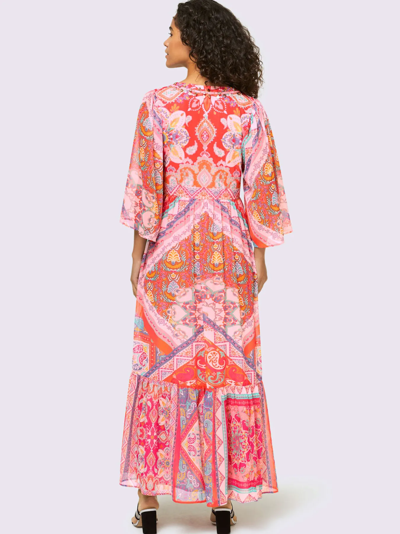 Robe imprimée superbes éléments décoratifs