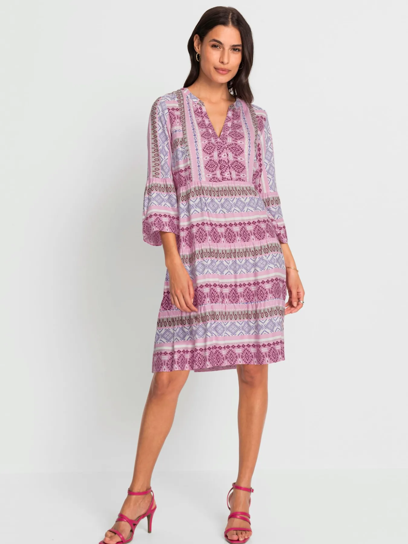 Robe imprimée viscose (ecovero)