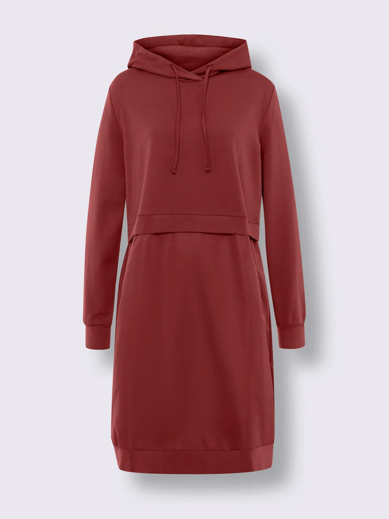 Robe légère mélange de matières tendance