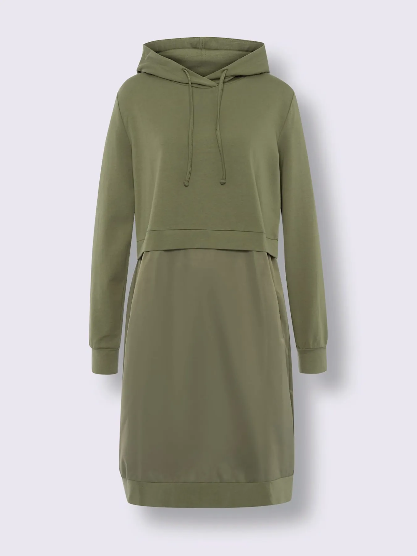 Robe légère mélange de matières tendance