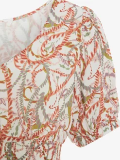 Robe longue encolure en v dégagée