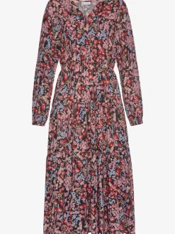 Robe longue encolure en v