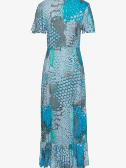 Robe longue encolure en v dégagée