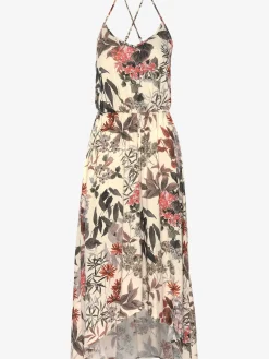 Robe longue encolure ronde