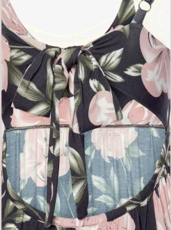 Robe longue encolure ronde
