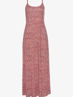 Robe longue encolure ronde
