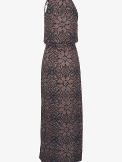 Robe longue imprimé - effet de couleur différent pour chaque pièce