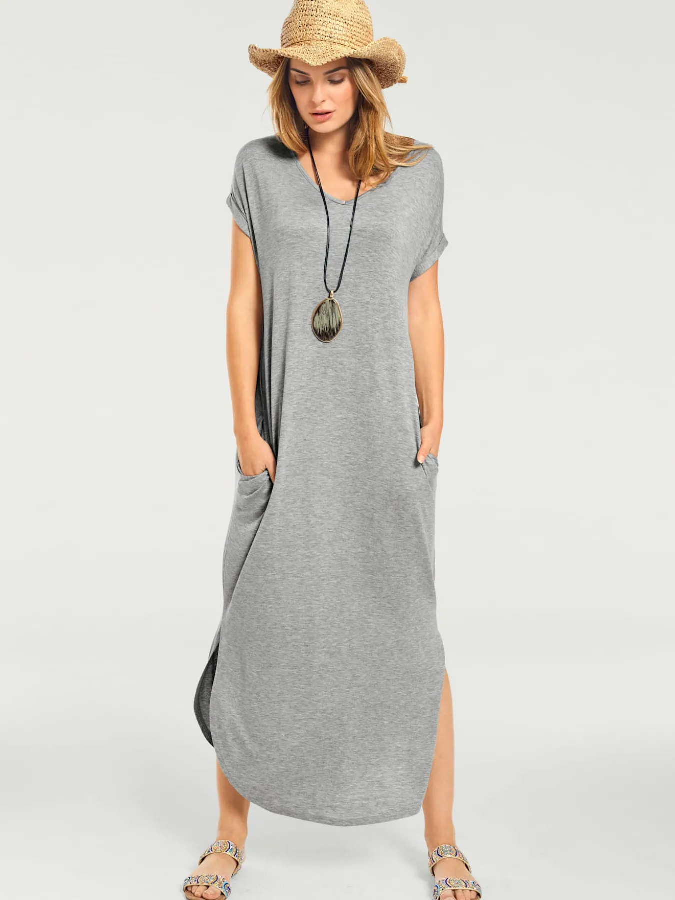 Robe longue look décontracté moderne