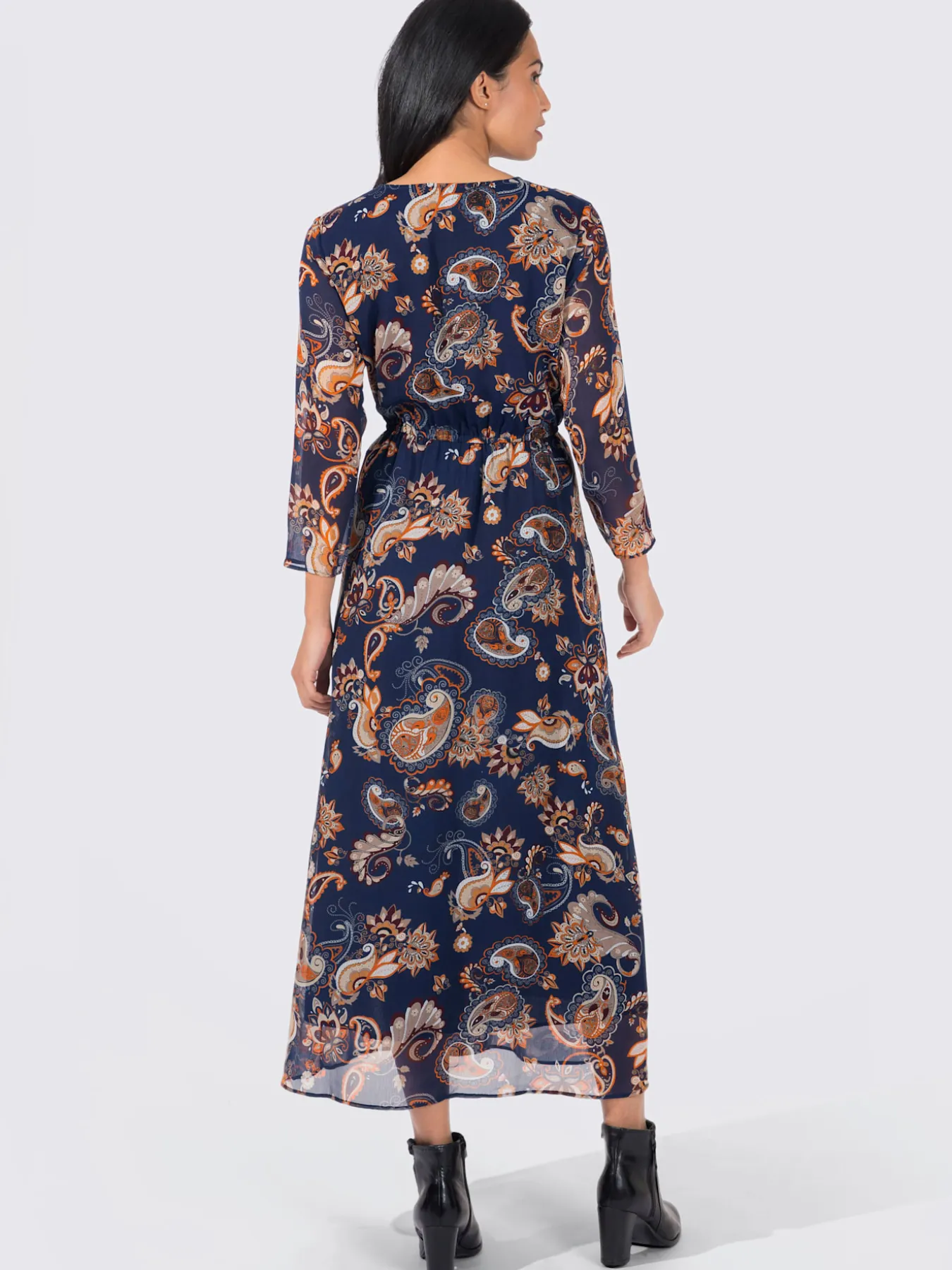 Robe longue qualité tissée