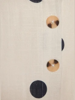 Robe longue robe d'été à encolure ronde