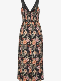 Robe longue robe d'été imprimée