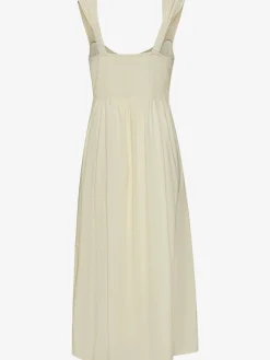 Robe longue robe d'été imprimé avec encolure en v devant