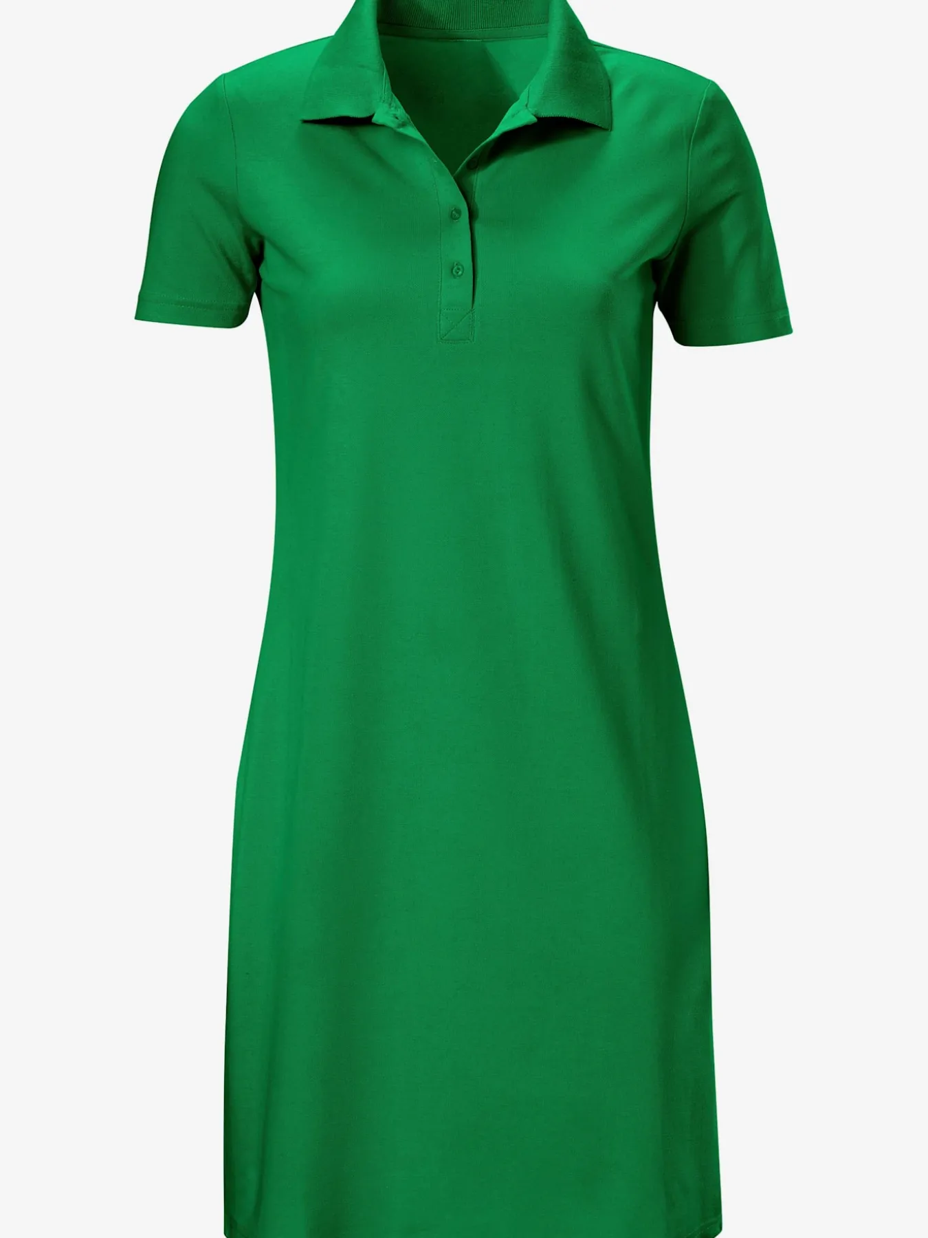 Robe longueur au-dessus du genou, style polo