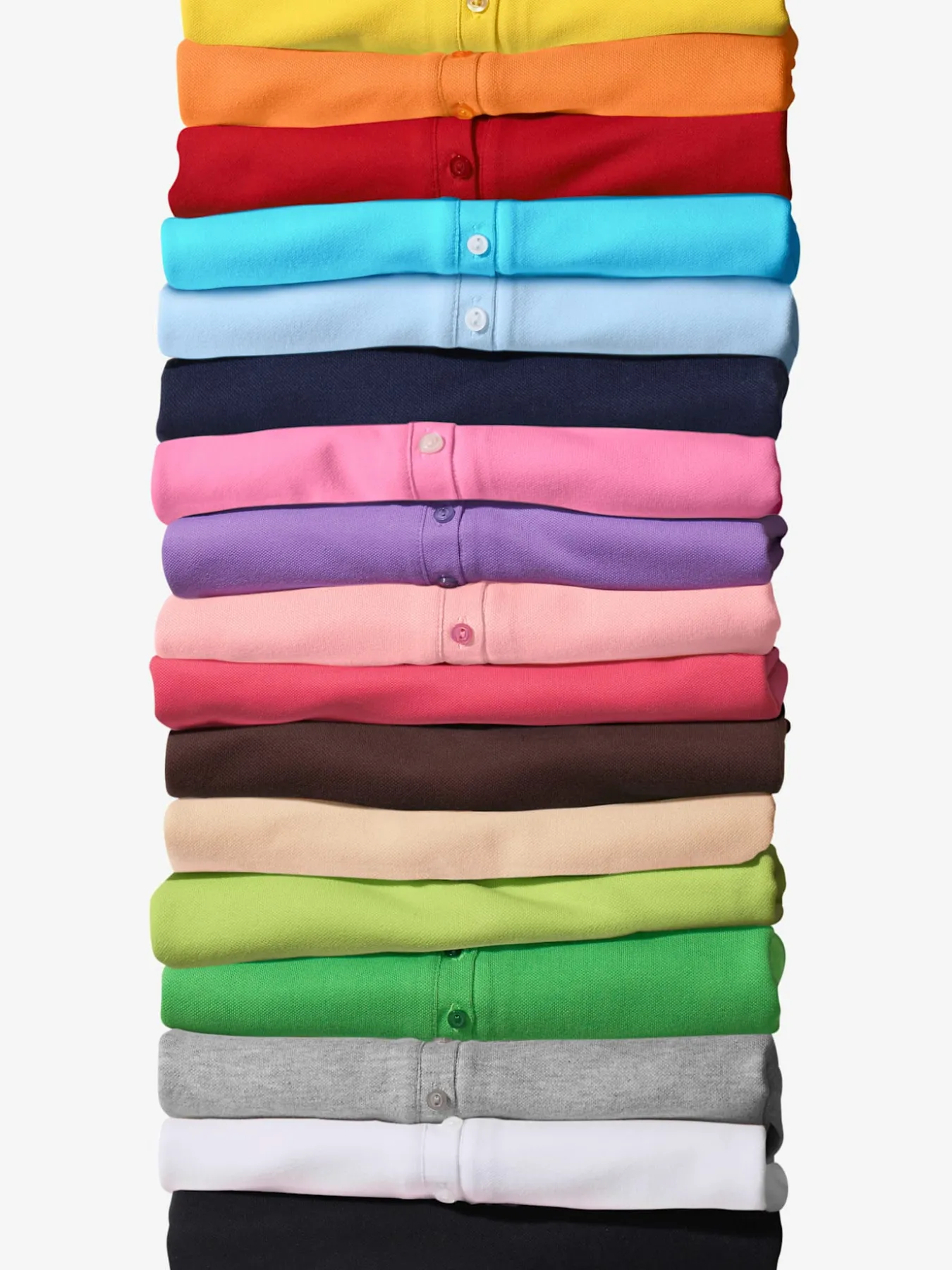 Robe longueur au-dessus du genou, style polo