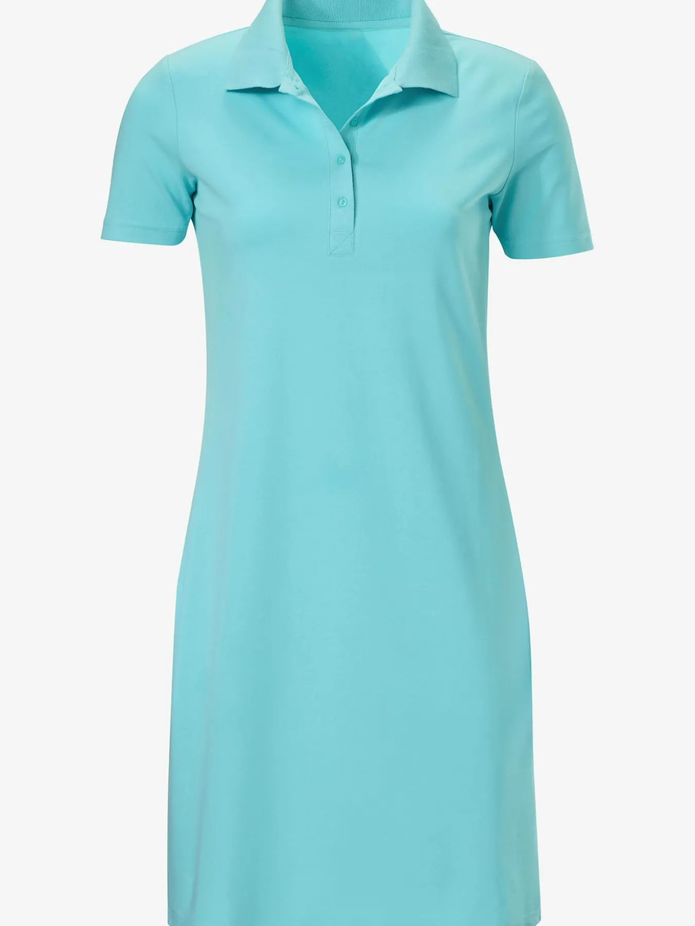Robe longueur au-dessus du genou, style polo