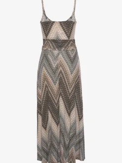 Robe mi-longue encolure ronde