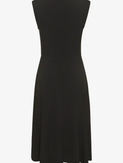 Robe mi-longue encolure ronde