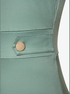 Robe mi-longue encolure ronde