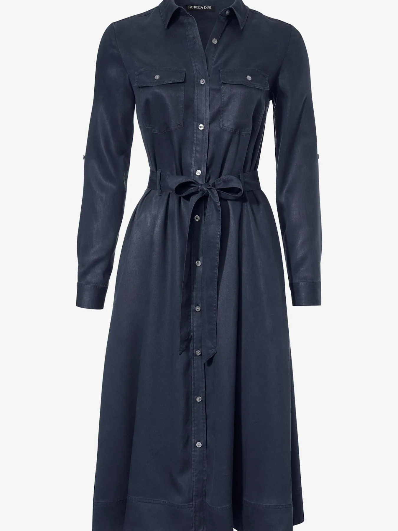 Robe tissée ceinture à nouer