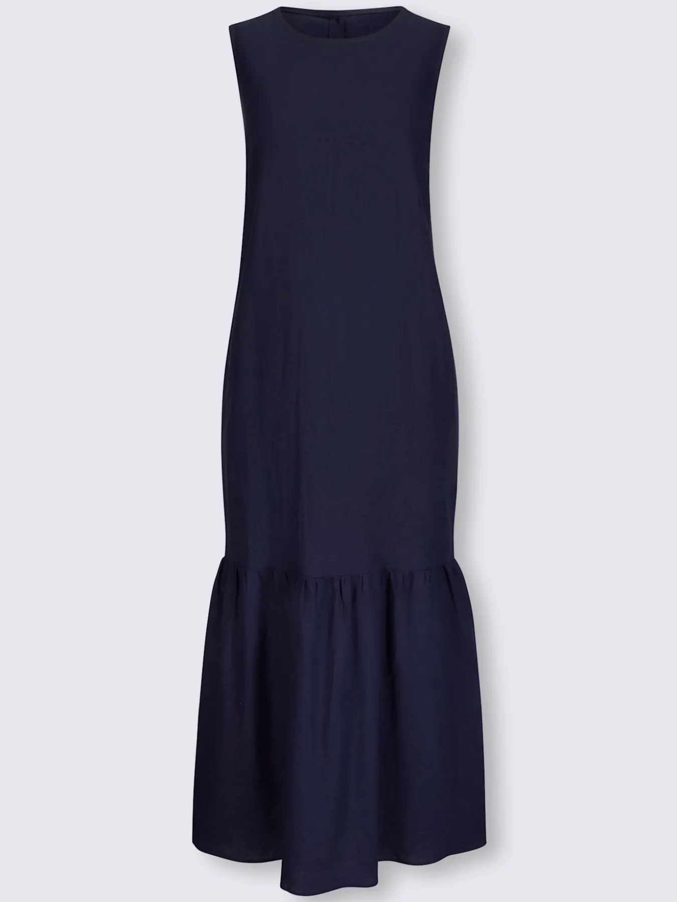 Robe tissée patte de boutonnage au dos