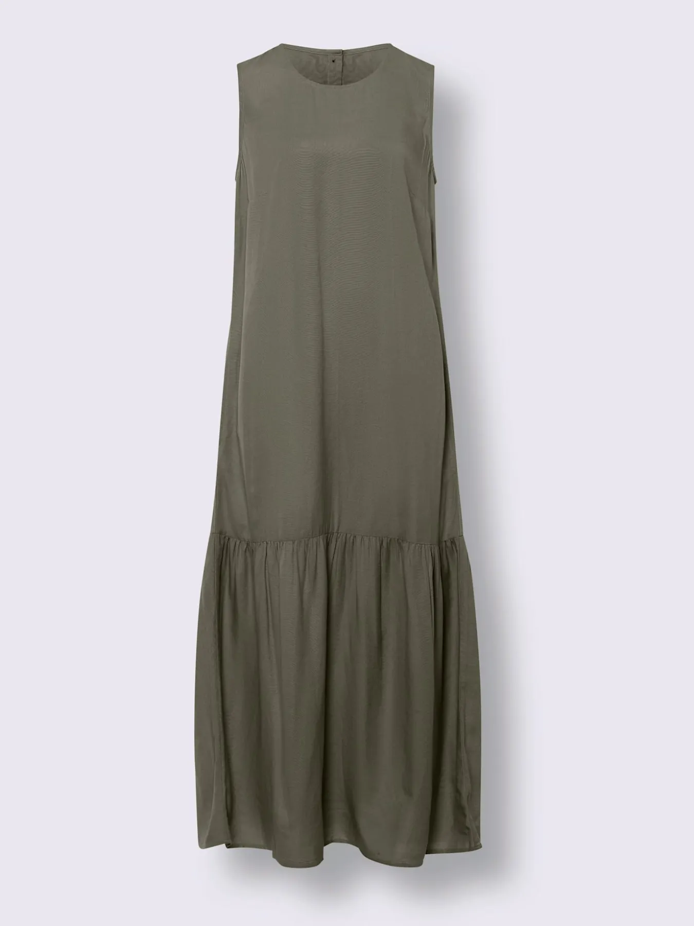 Robe tissée patte de boutonnage au dos