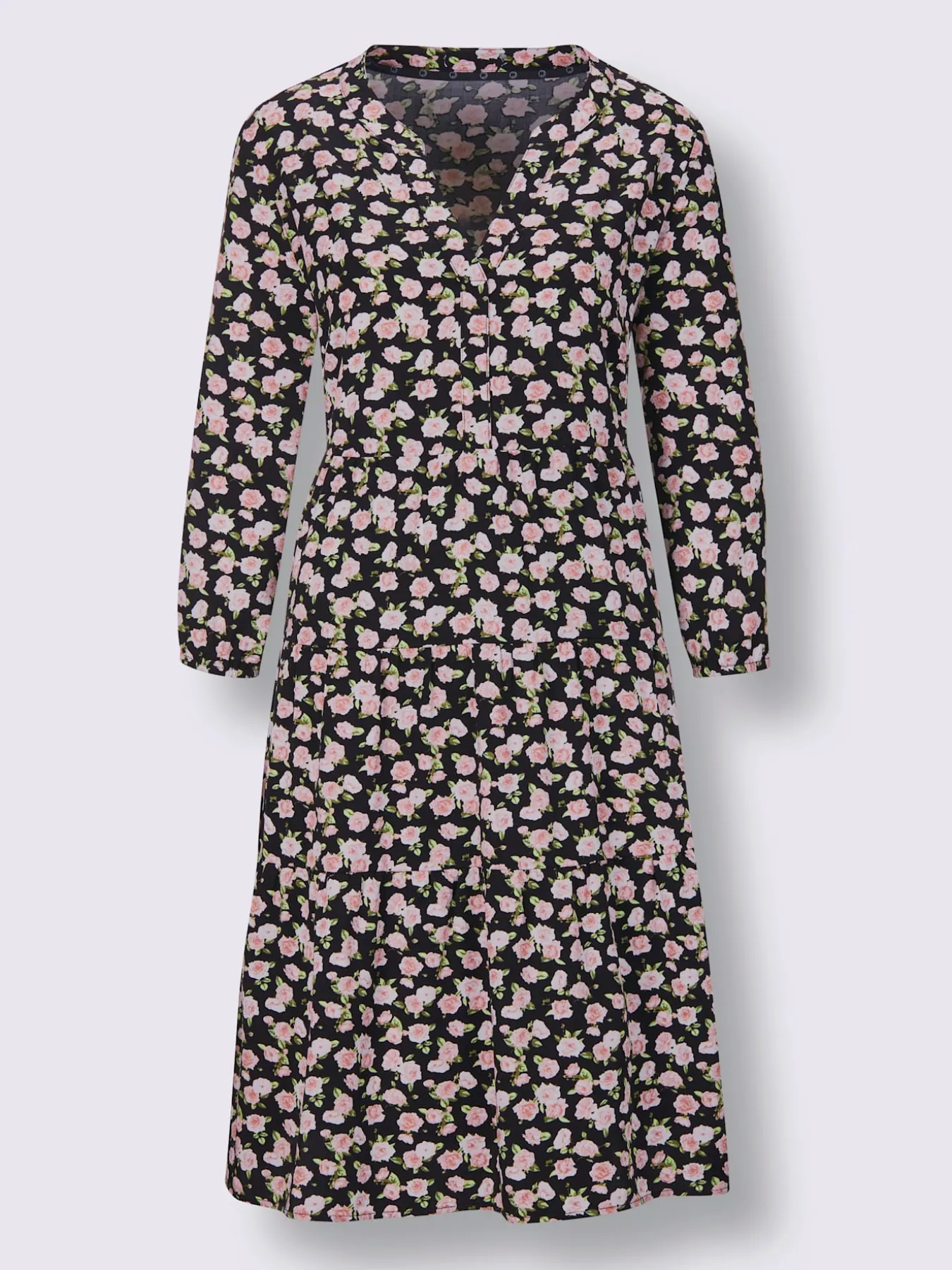Robe évasée mélange de modal doux