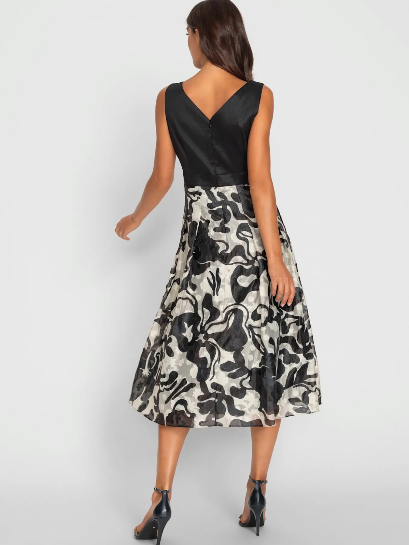 Robe évasée qualité tissée