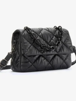 Sac en bandoulière mini-sac tendance en matière matelassée douce