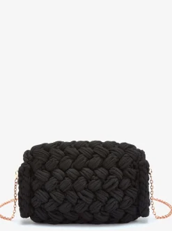 Sac en bandoulière sac à main avec grosses mailles en crochet