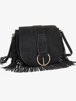 Sac en bandoulière sac à main au look western tendance en synthétique velours