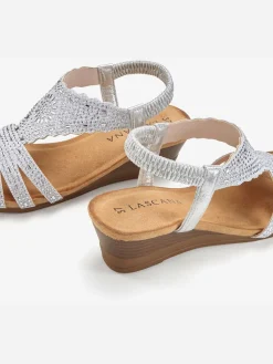Sandales avec détails brillants tendance