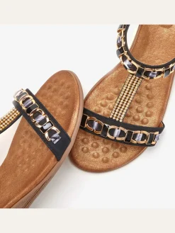 Sandales brides élastiques pour un confort optimal