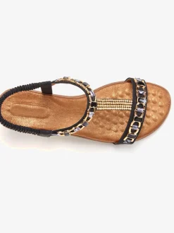 Sandales brides élastiques pour un confort optimal