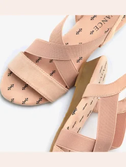 Sandales brides élastiques pour un confort optimal