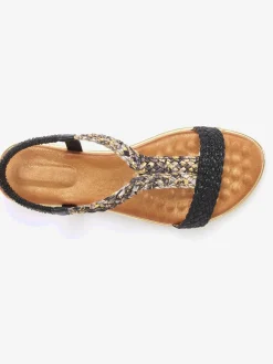 Sandales brides tressées raffinées