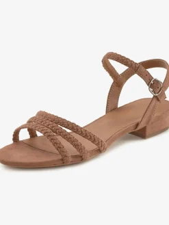 Sandales brides tressées raffinées