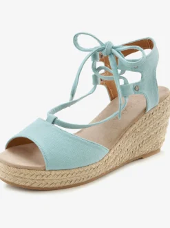 Sandales compensées talon confortable