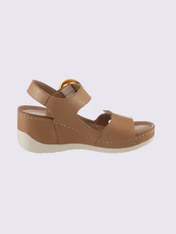 Sandales cuir nappa de vache