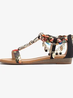 Sandales look ethnique et festival tendance