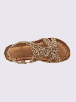 Sandales matière textile agréable à porter