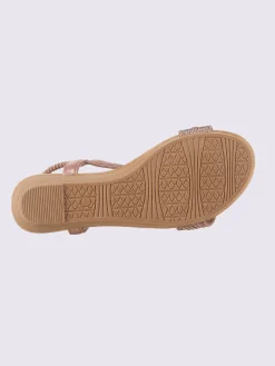 Sandales matière textile agréable à porter