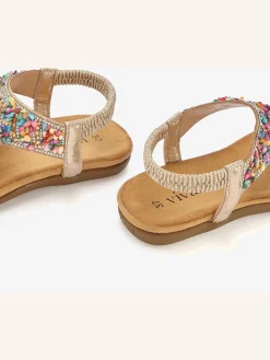 Sandales ornées de petites pierres fantaisie