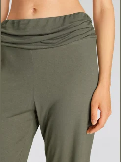 Sarouel ceinture à revers froncée