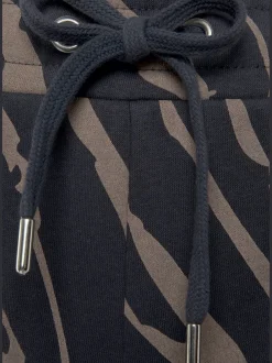 Short décontracté short avec motif zèbre