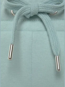 Short décontracté short en coton molletonné avec logo brodé